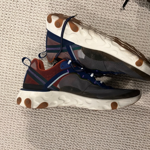 Nike React Element 87 Dusty Peach size 11.5 - Picture 5 of 7